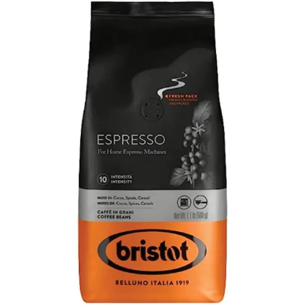 Bristot espresso beans intense 1k